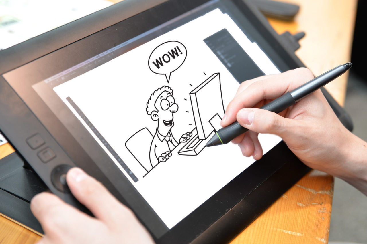 Tvorba kresleného videa - grafický tablet